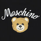 فستان بنات بشعار تيدى باللون الاسود, 1, hi-res