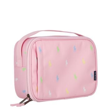 Girls Pink Pony Logo Lunch Bag ( 23cm )