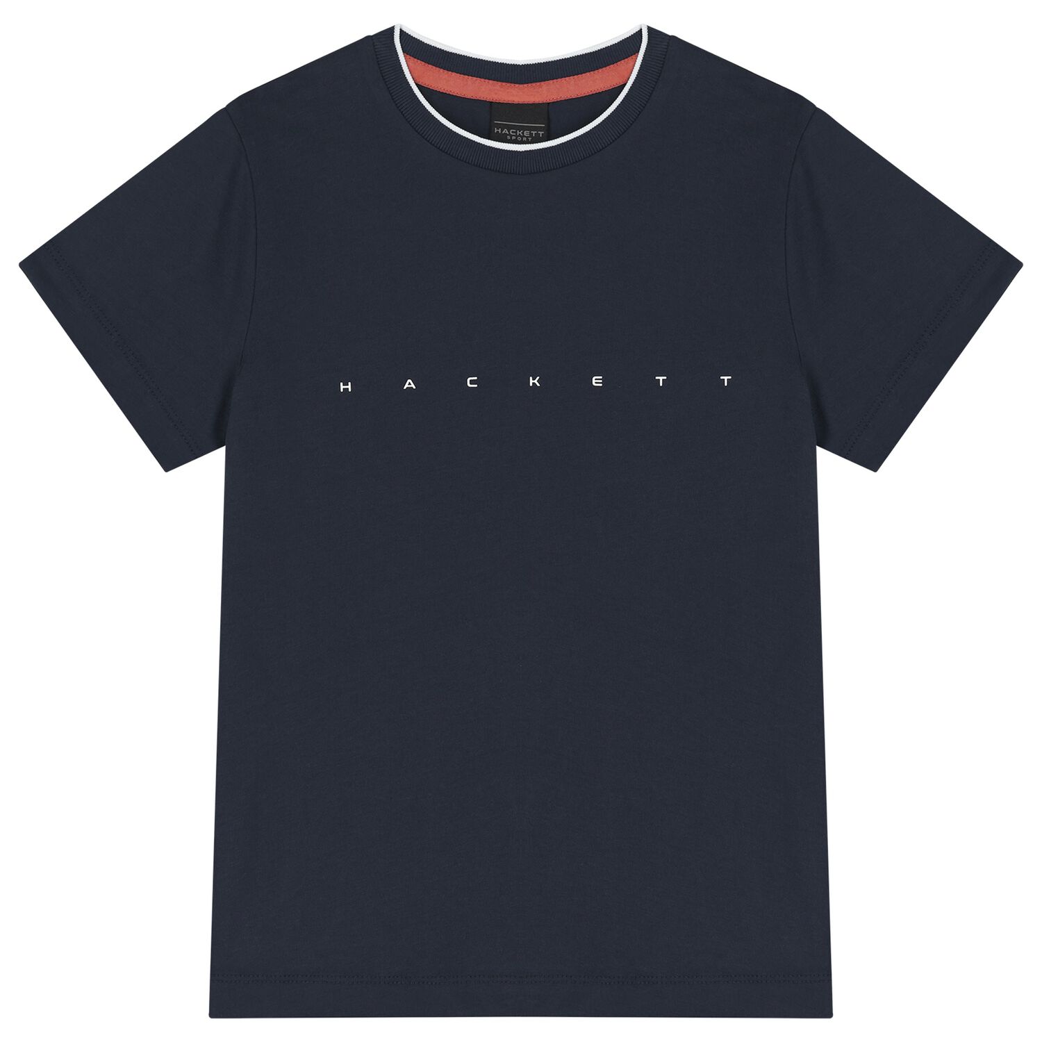 Boys Navy Blue Logo T-Shirt, 1, hi-res