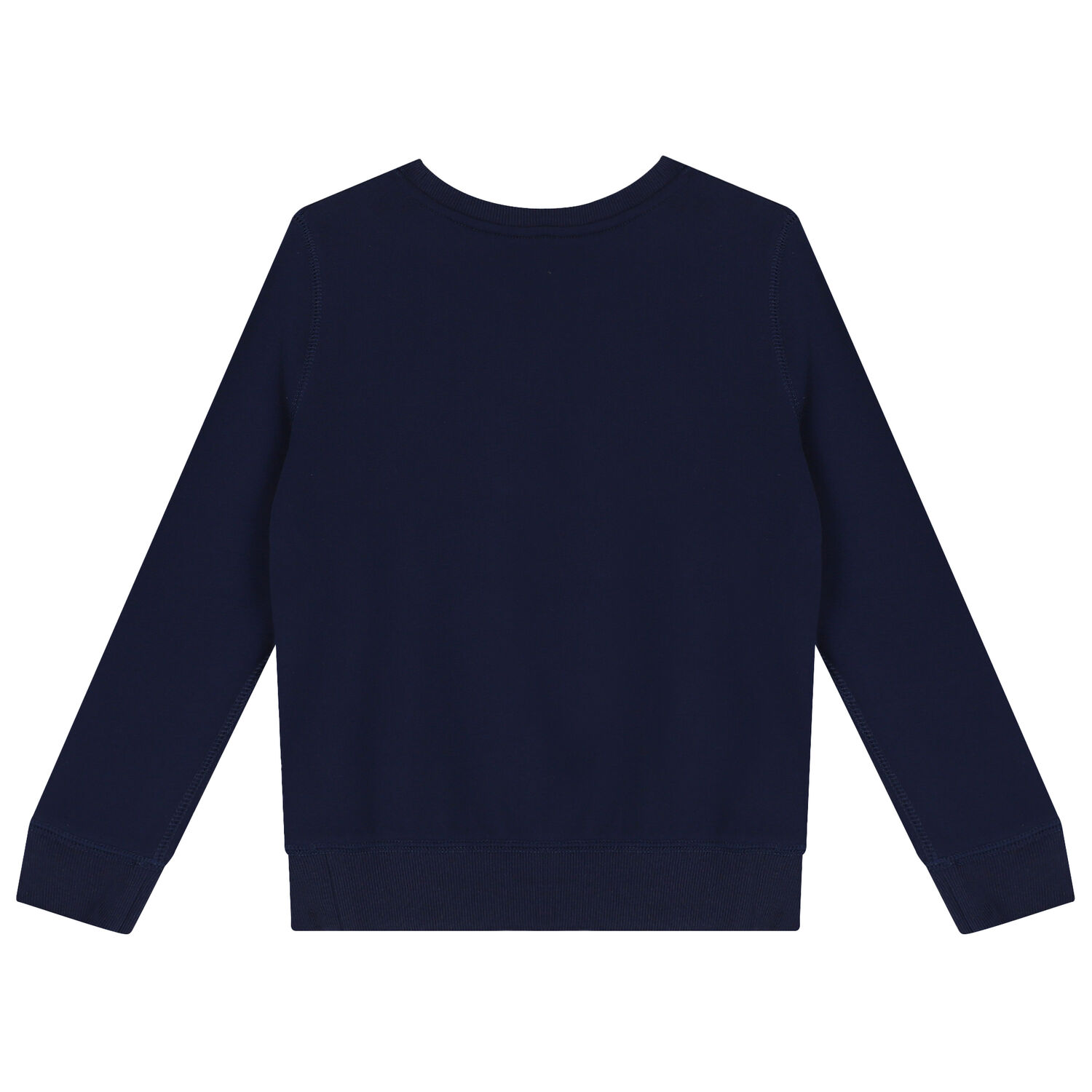 Girls Navy Blue Polo Bear Sweatshirt, 1, hi-res