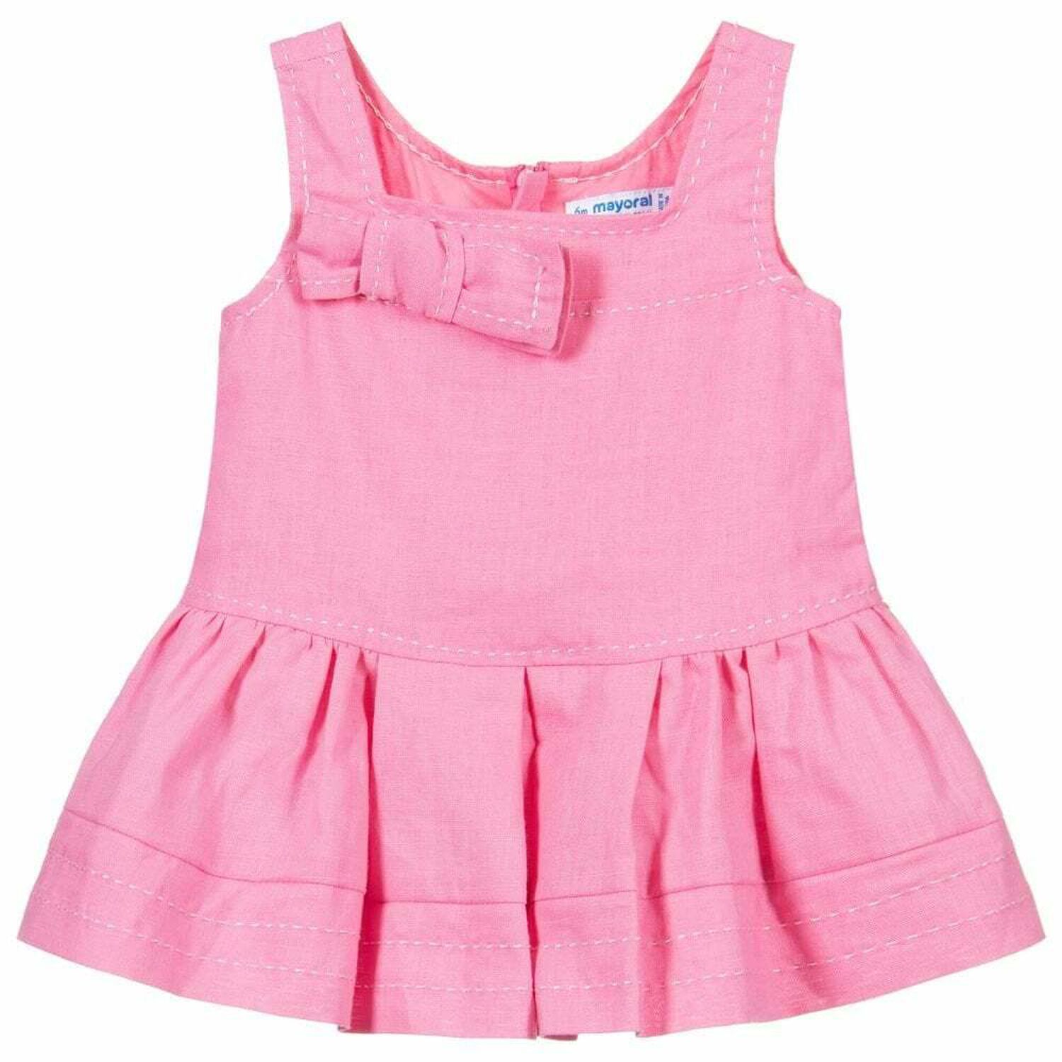Younger Girls Pink Dress, 1, hi-res image number null