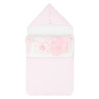 Baby Girls Pink & White Floral Nest, 1, hi-res