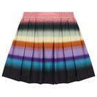 Girls Multi-Coloured Pleated Skirt, 1, hi-res