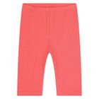 Younger Girls White & Pink Leggings Set, 2, hi-res