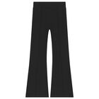 Girls Black Logo Leggings, 1, hi-res