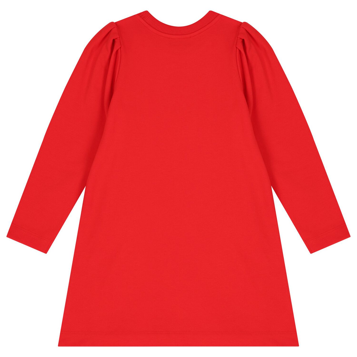 فستان بنات بشعار تيدى باللون الأحمر, 2, hi-res