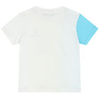 Younger Boys Yellow Logo T-Shirt, 1, hi-res