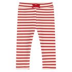 Baby Girls Red & Ivory Leggings Set, 2, hi-res