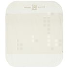 بطانية بالشعار باللون العاجي والذهبي, 1, hi-res