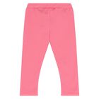 (طقم ليجنز للبنات الصغيرات مزين بالزهور  باللون الابيض والوردي ( 3 قطع, 1, hi-res