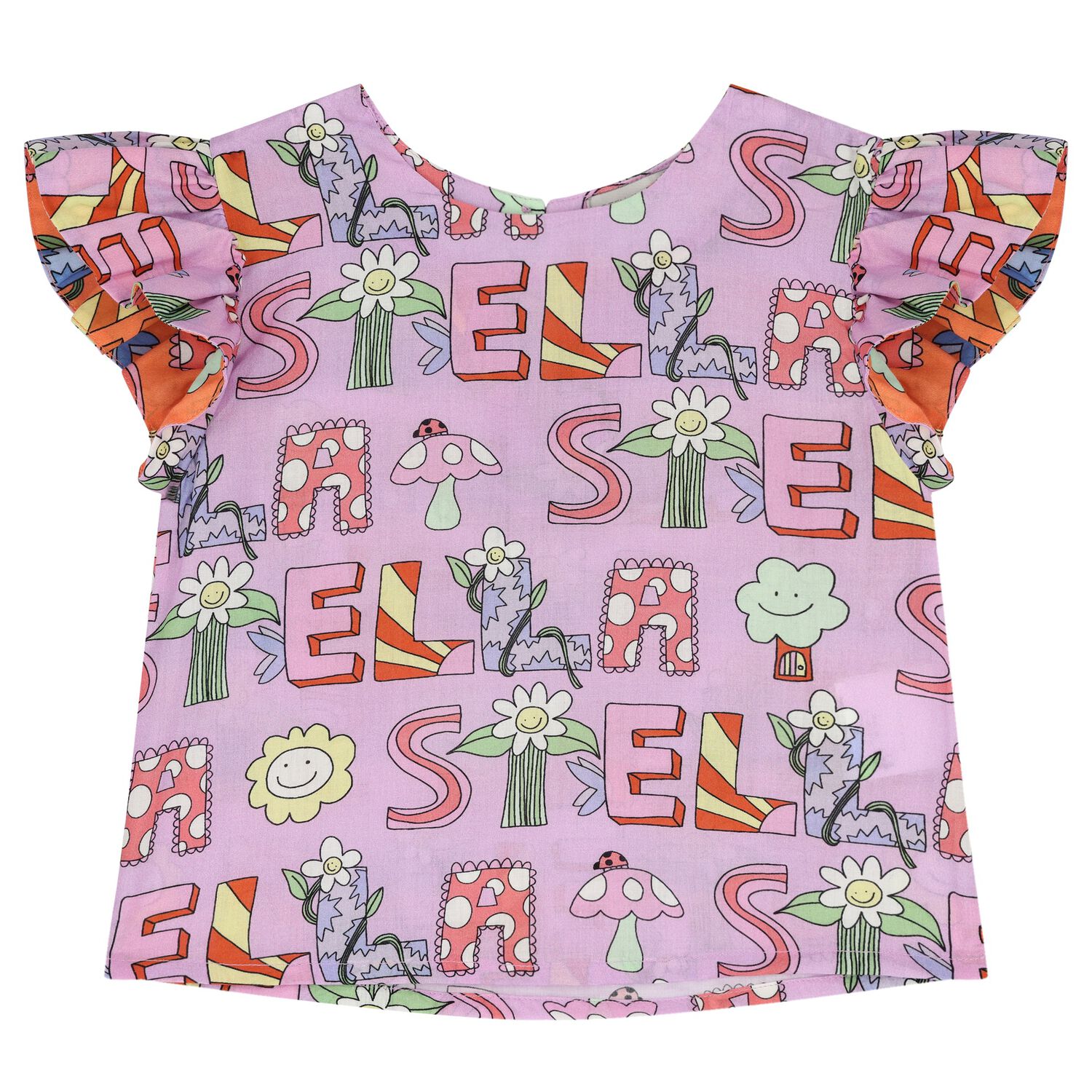 توب بنات بشعار الورد باللون البنفسجي, 1, hi-res image number null