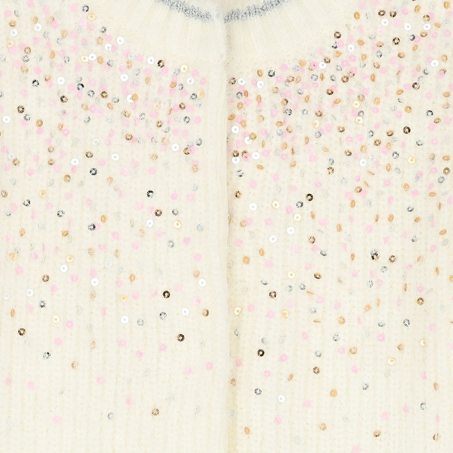 كارديجان بنات محبوك بالترتر باللون العاجي, 1, hi-res image number null