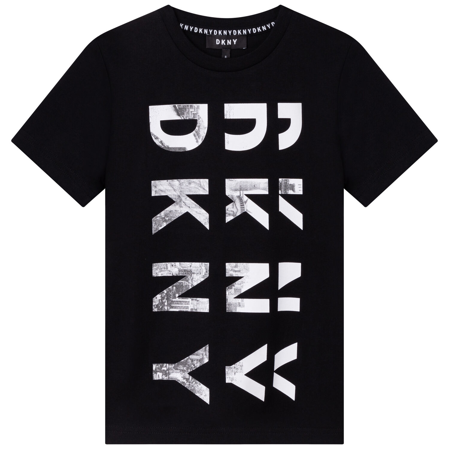 Boys Black Logo T-Shirt, 1, hi-res