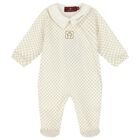 Ivory & Gold Logo Babygrow Gift Set, 1, hi-res