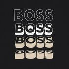Boys Black Logo T-Shirt, 4, hi-res