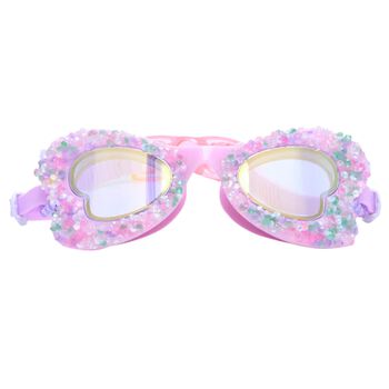 Girls Purple Butterfly Swimming Goggles