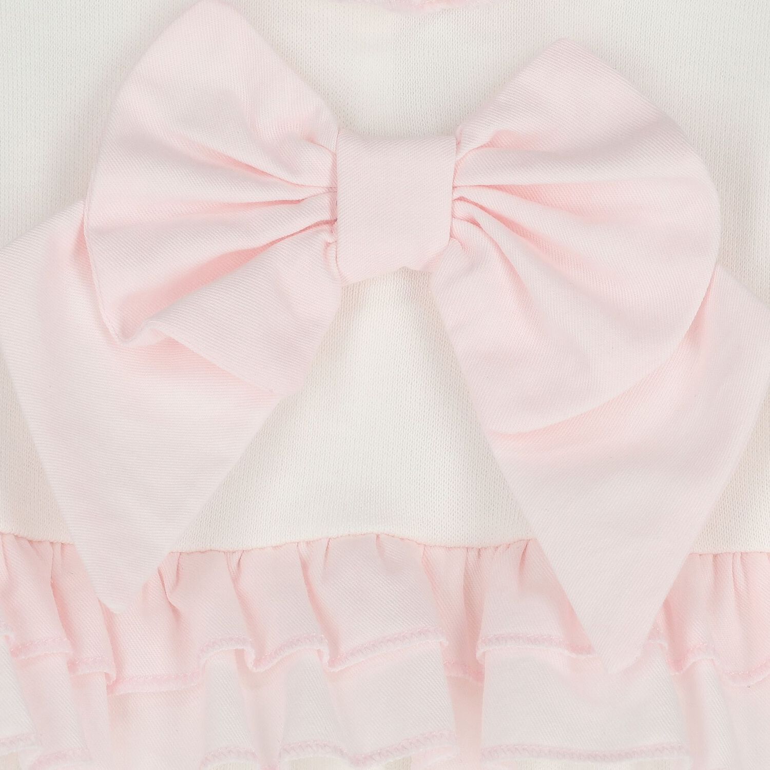Baby Girls Ivory & Pink Babygrow & Headband Set, 1, hi-res