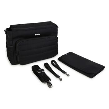 Mini Me Black Logo Changing Bag ( 39CM )