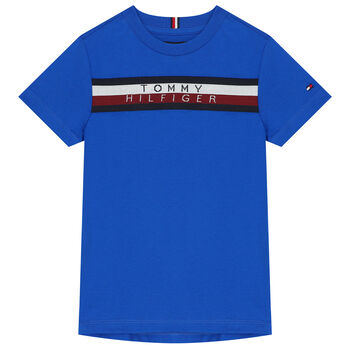 Boys Blue Logo T-Shirt