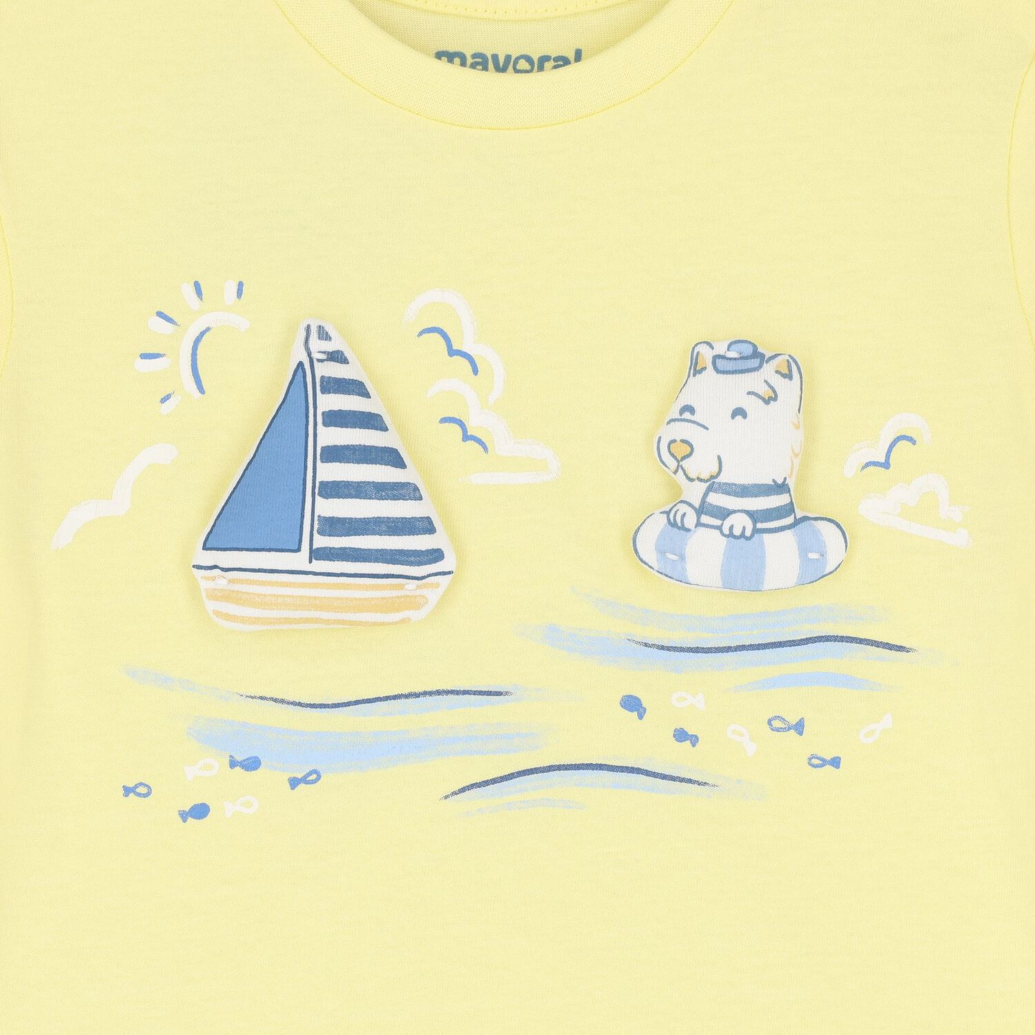 Younger Boys Yellow T-Shirt, 1, hi-res