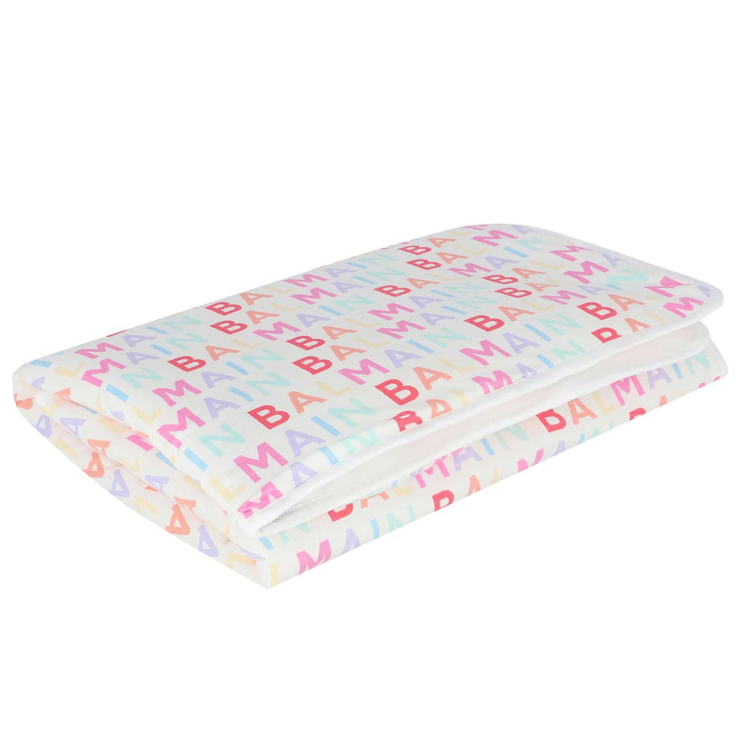 بطانية بالشعار باللون الأبيض, 1, hi-res