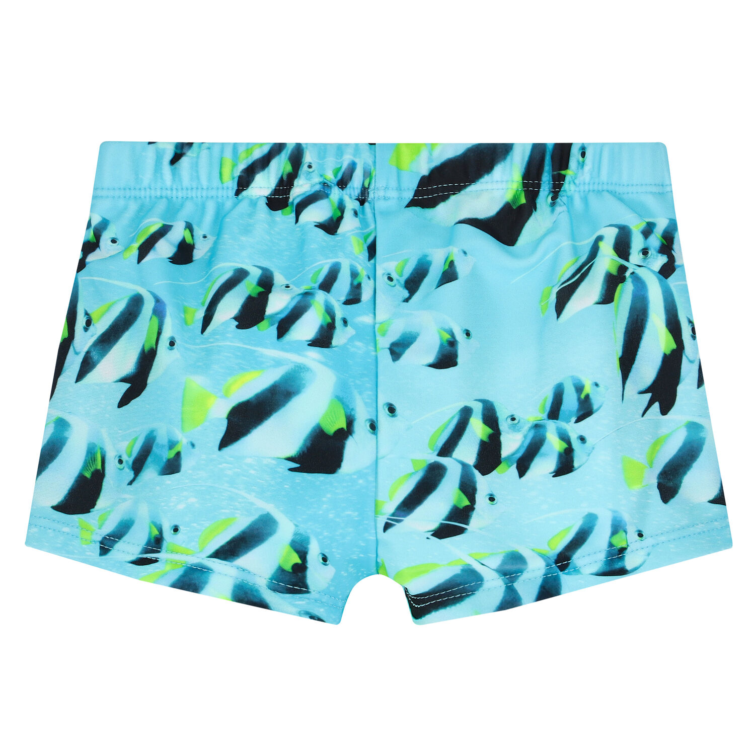 Younger Boys Blue Fish Swim Shorts, 1, hi-res image number null