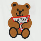 Boys White Teddy Logo Long Sleeve Top, 1, hi-res