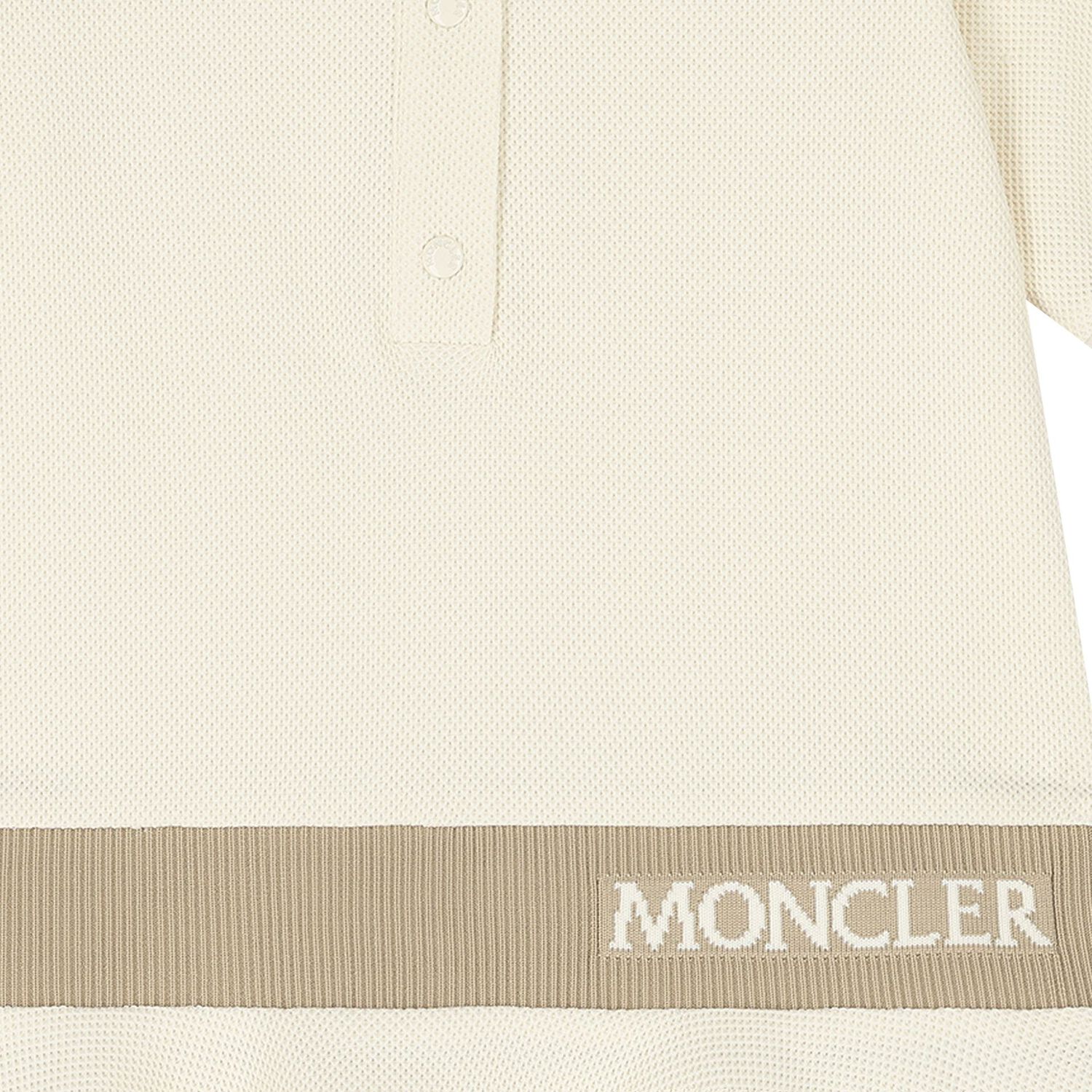 فستان بولو بشعار عاجي للبنات, 1, hi-res image number null