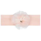 Baby Girls Pink Flower Headband, 1, hi-res
