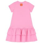 Girls Pink Logo Bag Dress, 2, hi-res