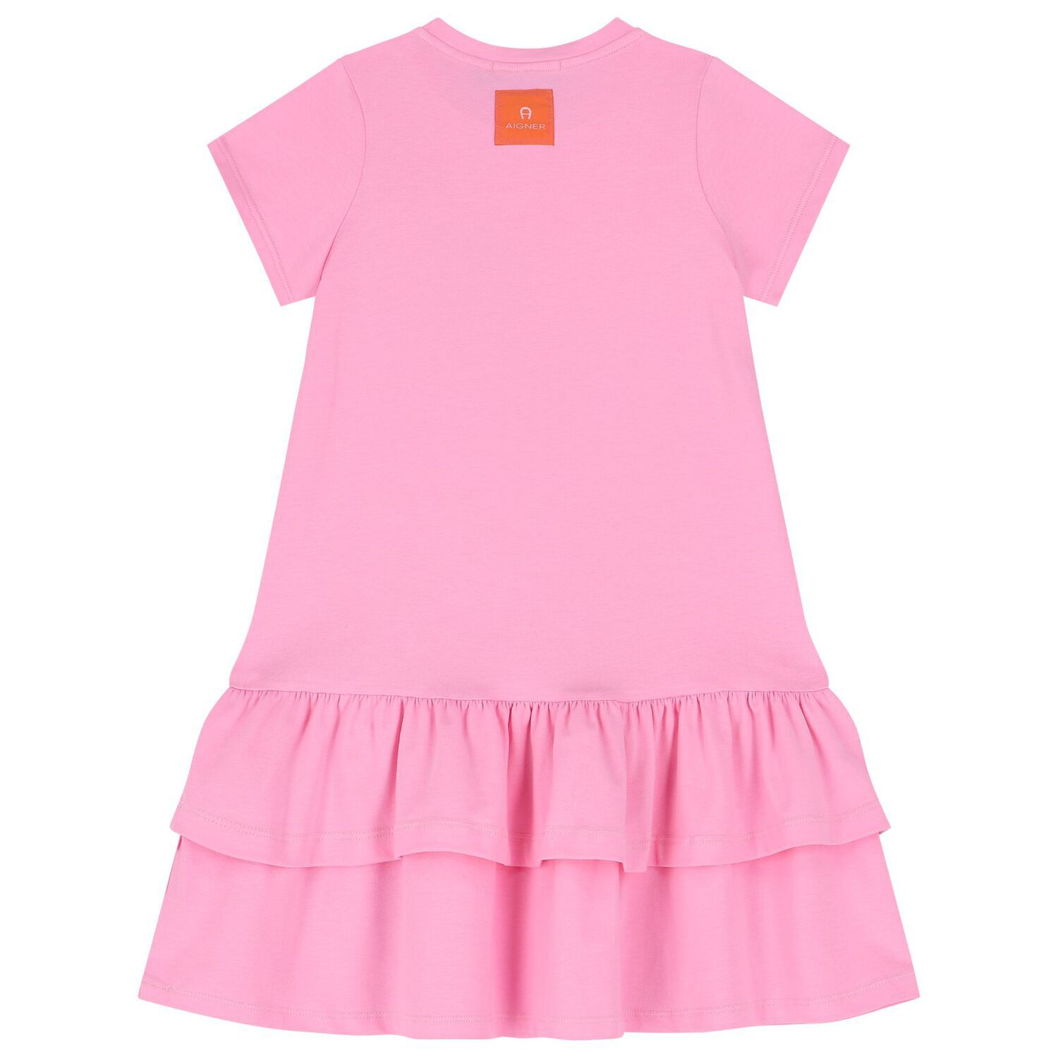 Girls Pink Logo Bag Dress, 2, hi-res image number null