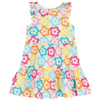 Girls Multi-Coloured Flower Dress