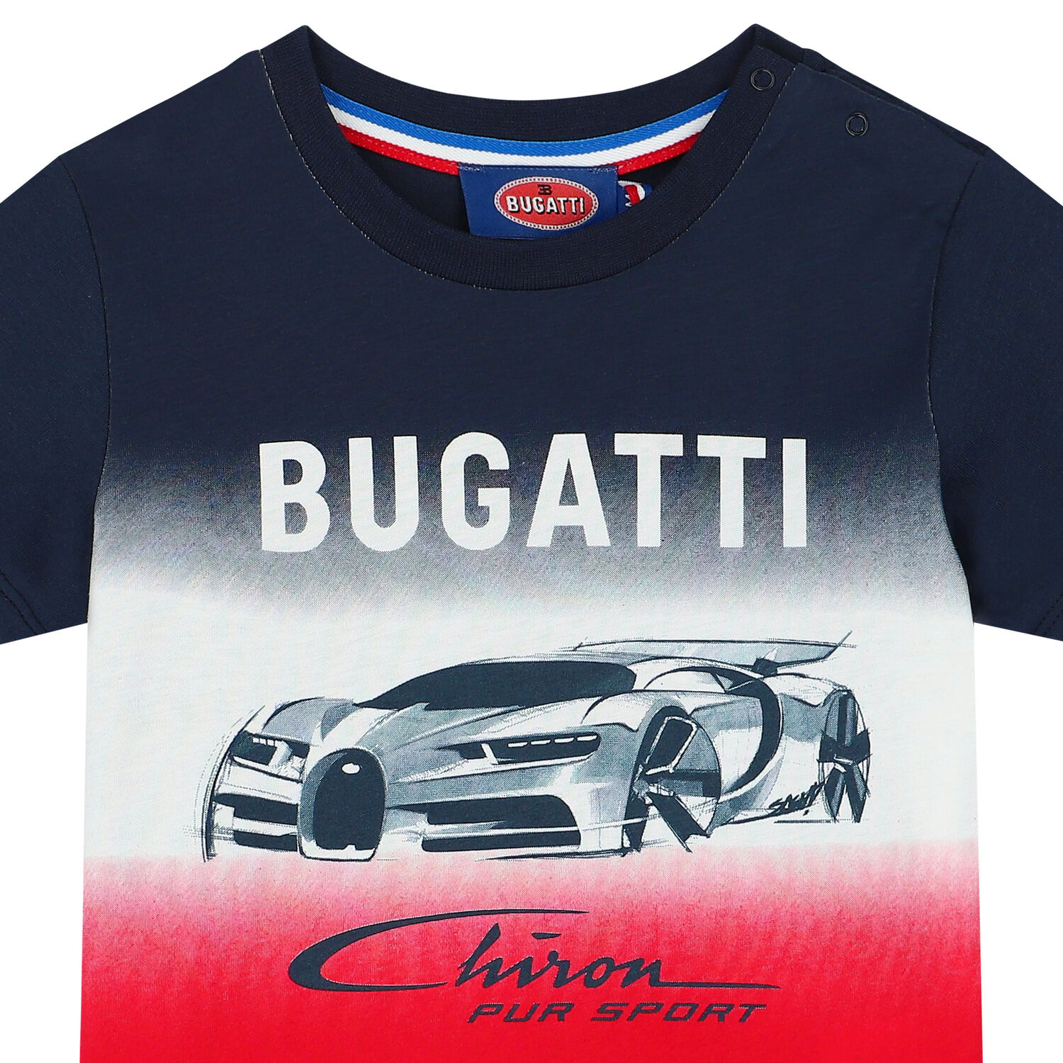 تيشيرت بالشعار باللون الكحلى والابيض والاحمر للاولاد, 1, hi-res