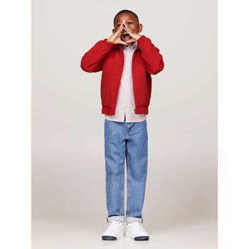 Boys Blue Logo Denim Jeans