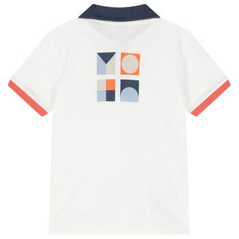 Boys White Polo Shirt