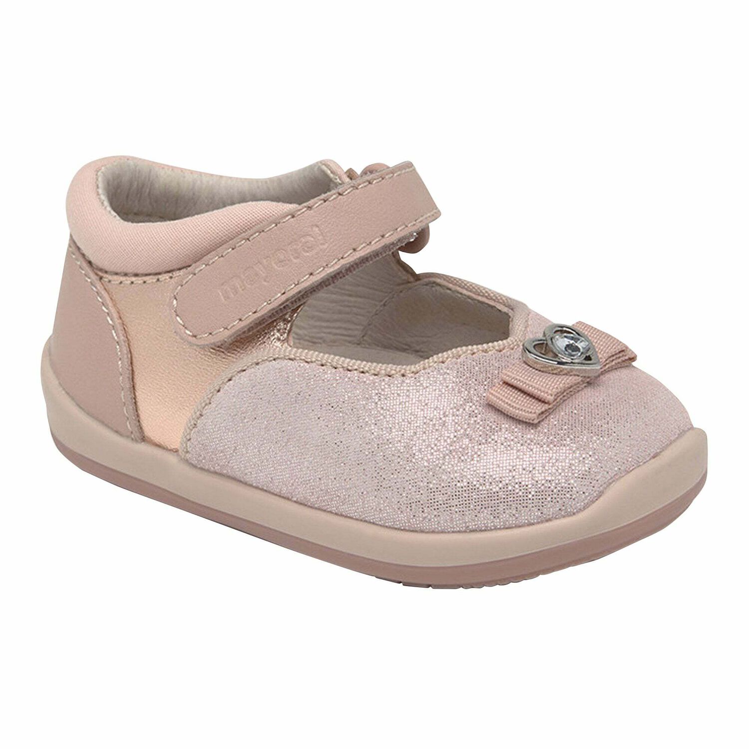 First Steps Baby Girls Metallic Shoes, 2, hi-res