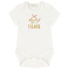Baby Girls Pink & Ivory Geo Map Babygrow Gift Set, 1, hi-res