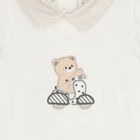 رومبير للأولاد الرضع باللون الابيض  ( 2 قطعه ), 1, hi-res