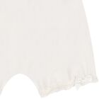 Baby Girls Ivory Bow Shorts, 1, hi-res
