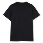 Boys Black Logo T-Shirt, 1, hi-res