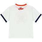Boys White Logo T-Shirt, 1, hi-res
