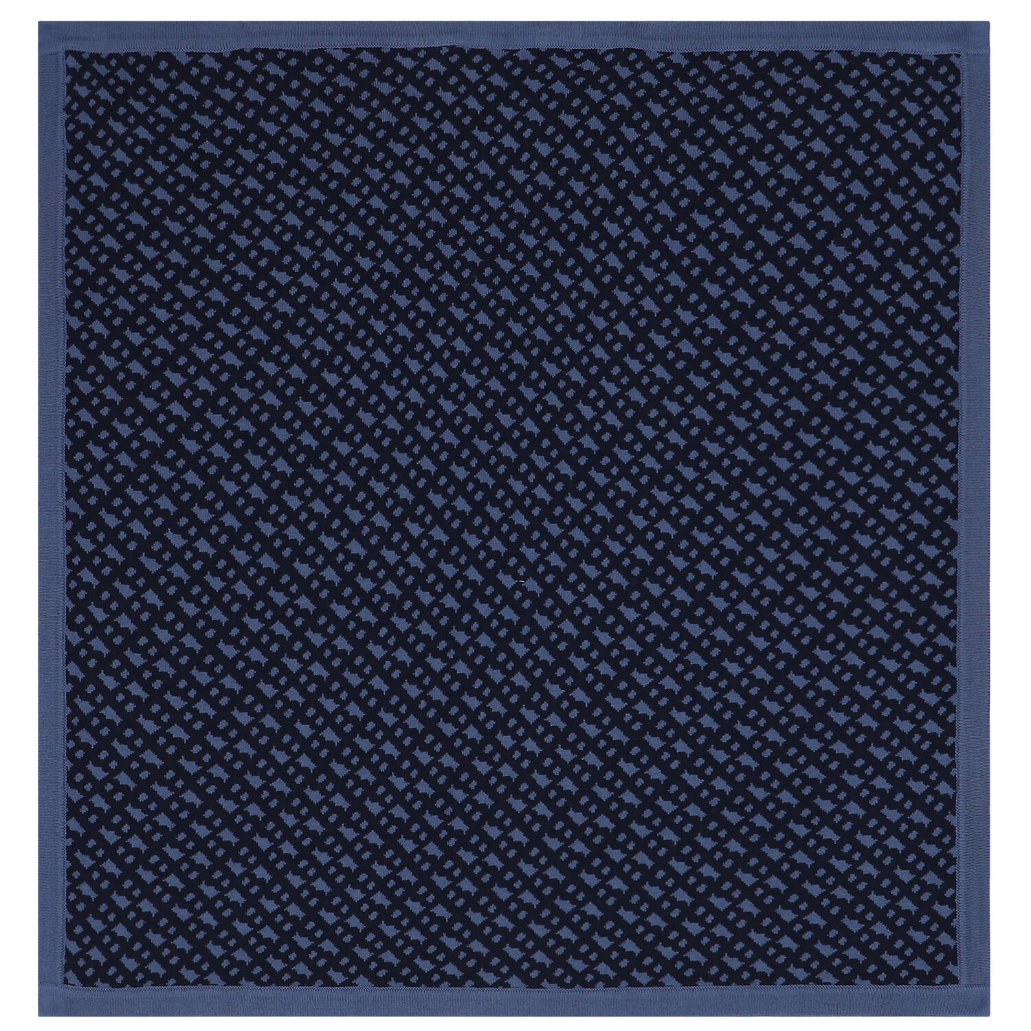 Baby Boys Navy Blue Logo Knitted Blanket, 3, hi-res image number null