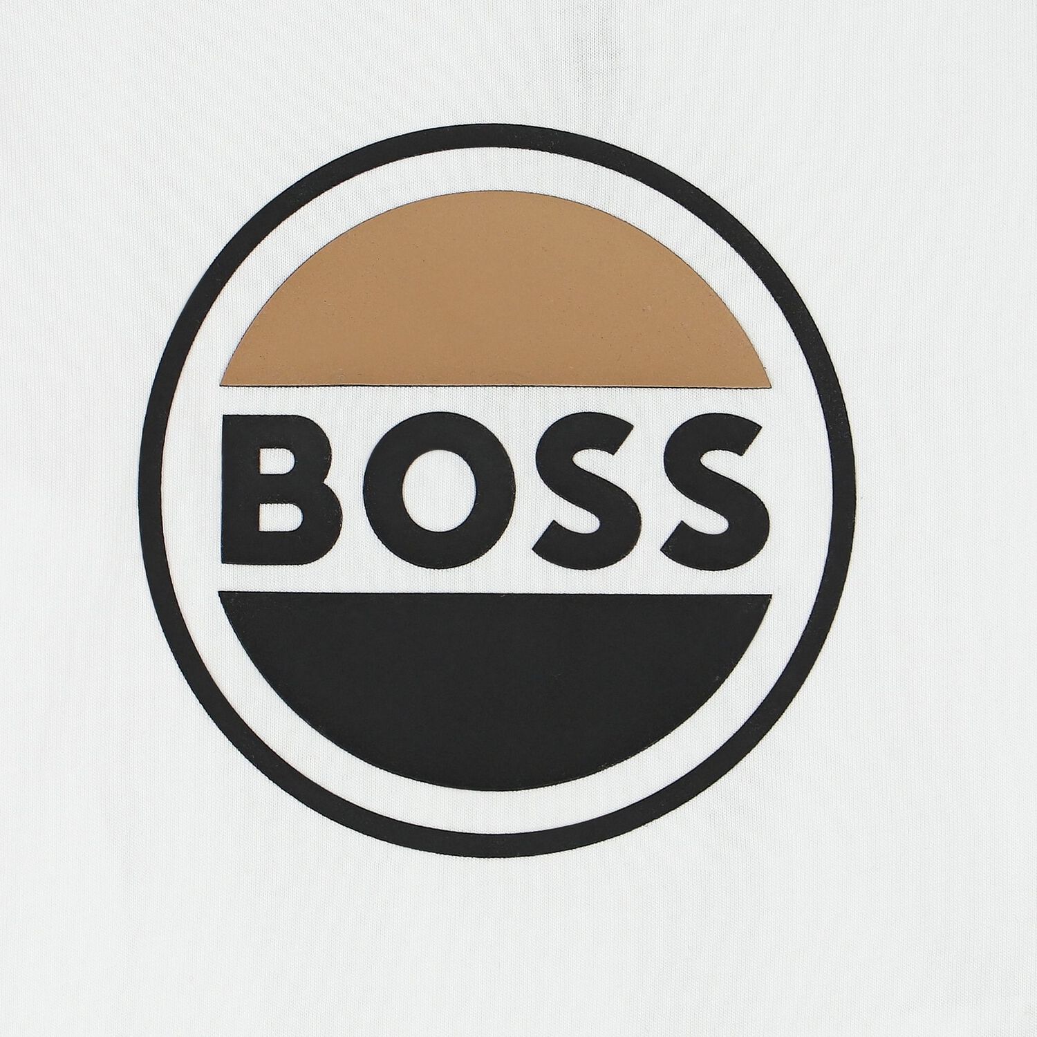 Younger Boys White Logo Long Sleeve Top, 2, hi-res image number null