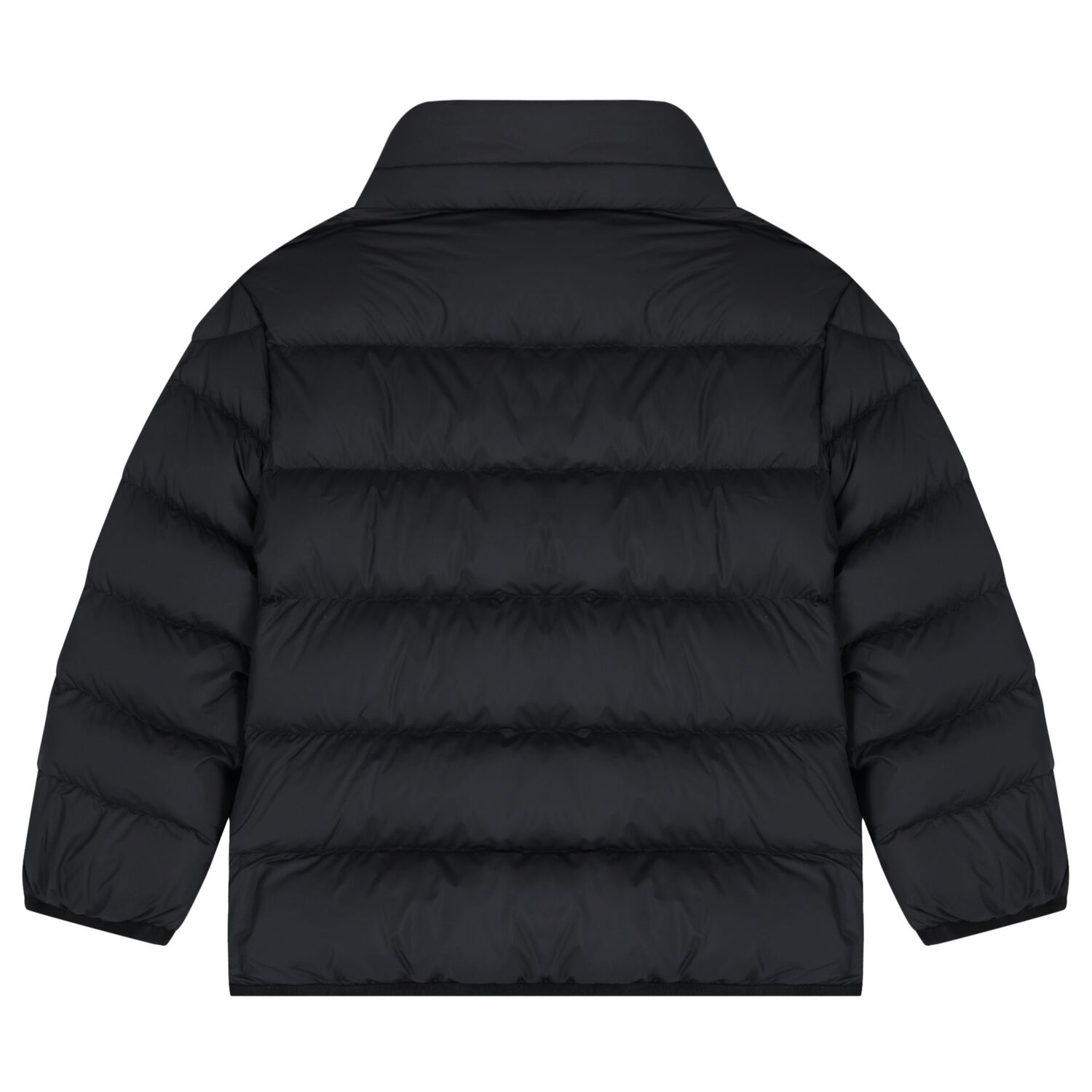 Boys Black Logo Padded Jacket, 1, hi-res image number null