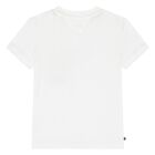 Younger Boys White & Navy Cotton Shorts Set, 1, hi-res