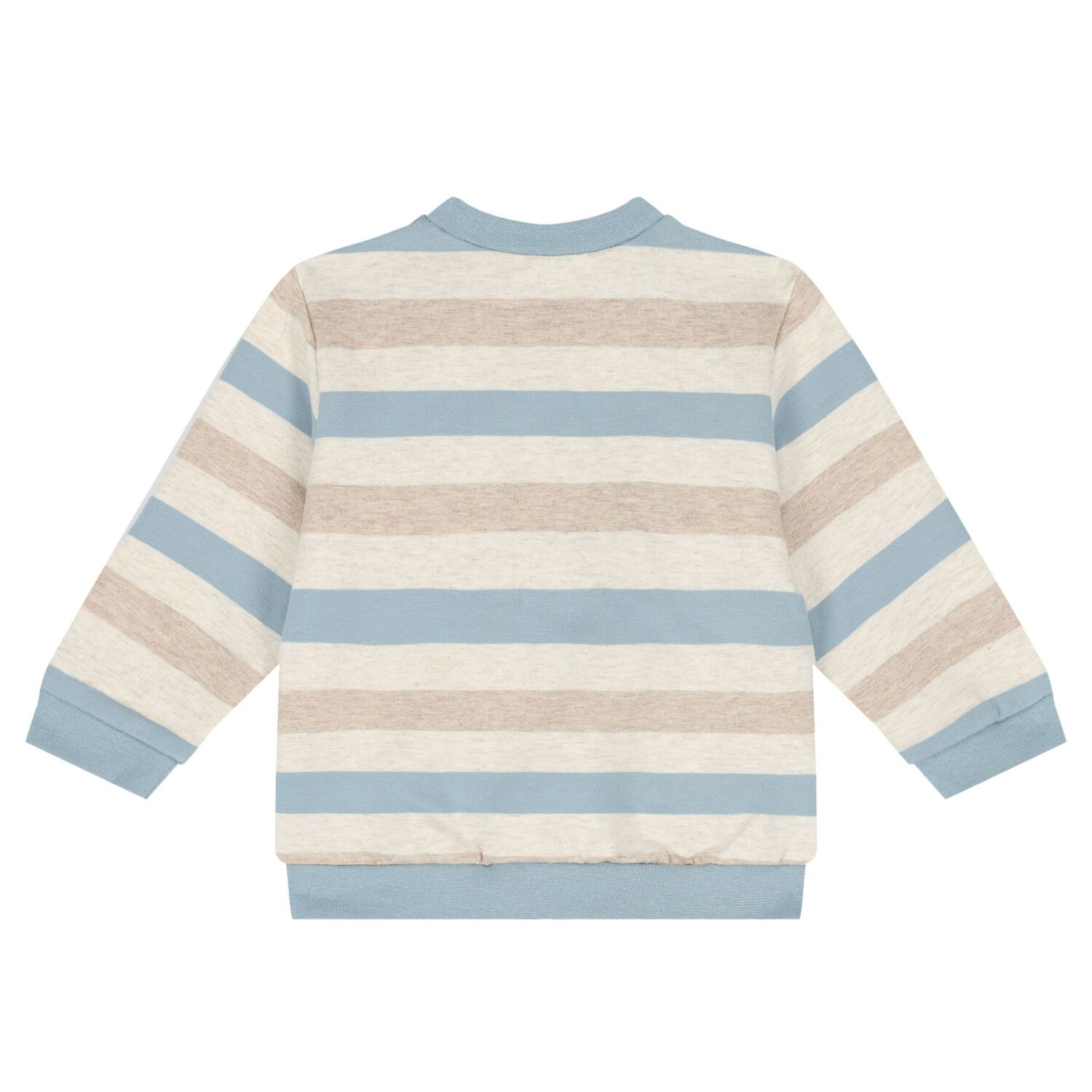  بدلة رياضية للأولاد 3 قطع باللون البيج  و الأبيض و الأزرق, 1, hi-res