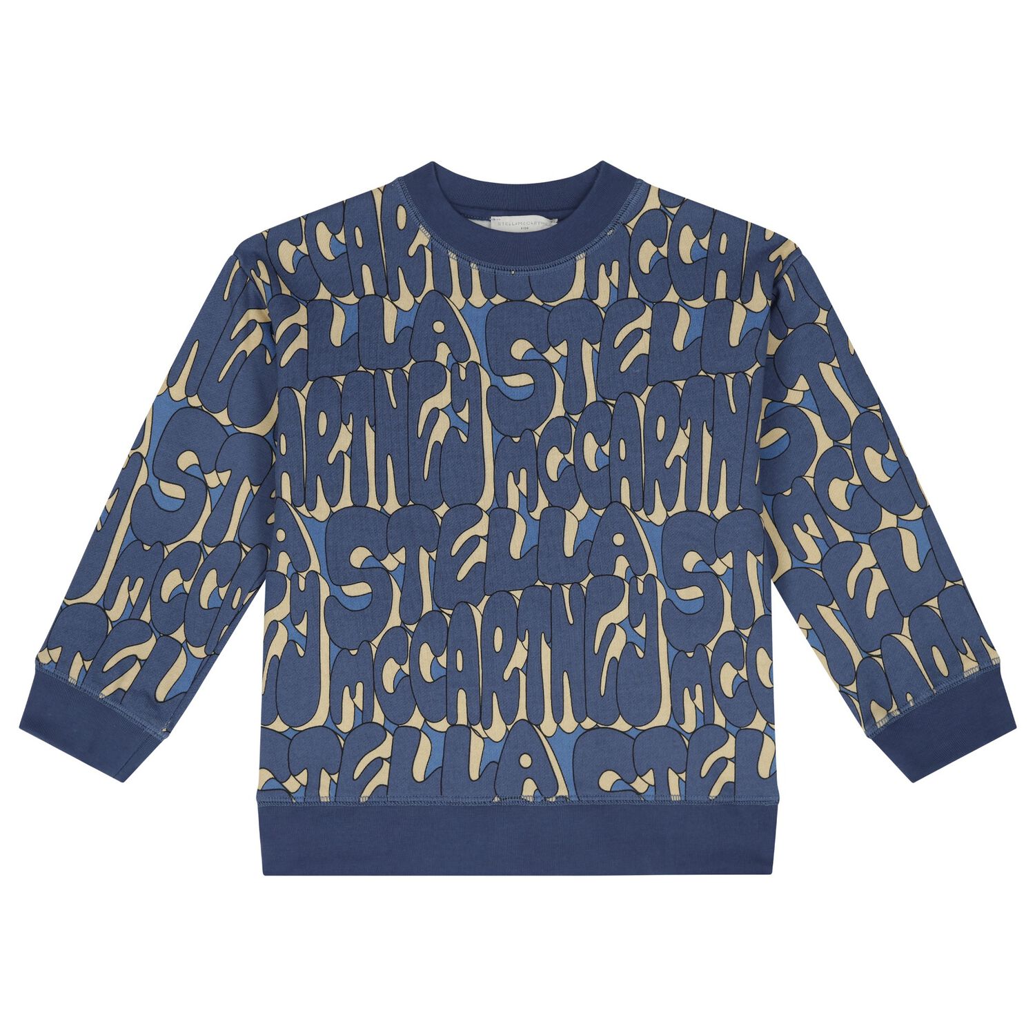 Boys Blue Logo Sweatshirt, 1, hi-res