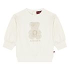 Younger Ivory Ivory Faux Fur Teddy Bear Logo Sweatshirt, 1, hi-res