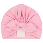 طقم ملابس أطفال وردي بشعار للبنات, 1, hi-res