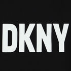 Girls Black Logo Dress, 1, hi-res